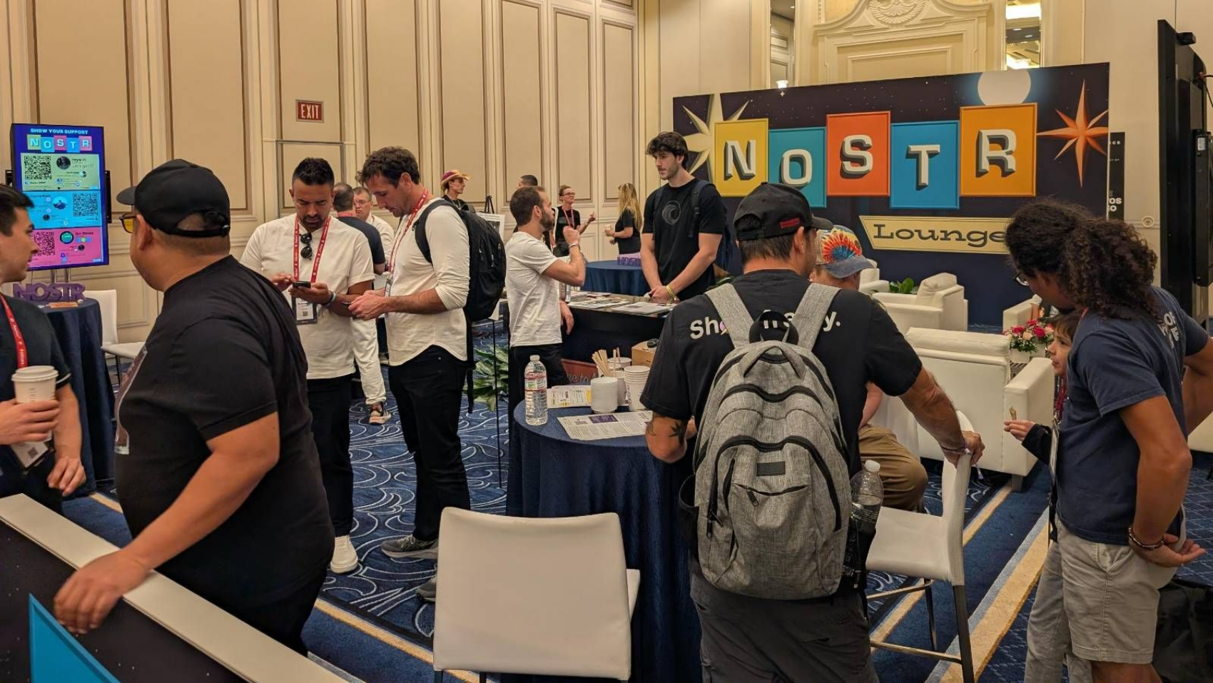 Nostr Lounge at Bitcoin conference